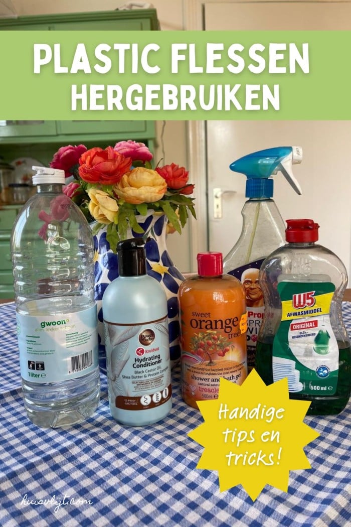 plastic flessen hergebruiken