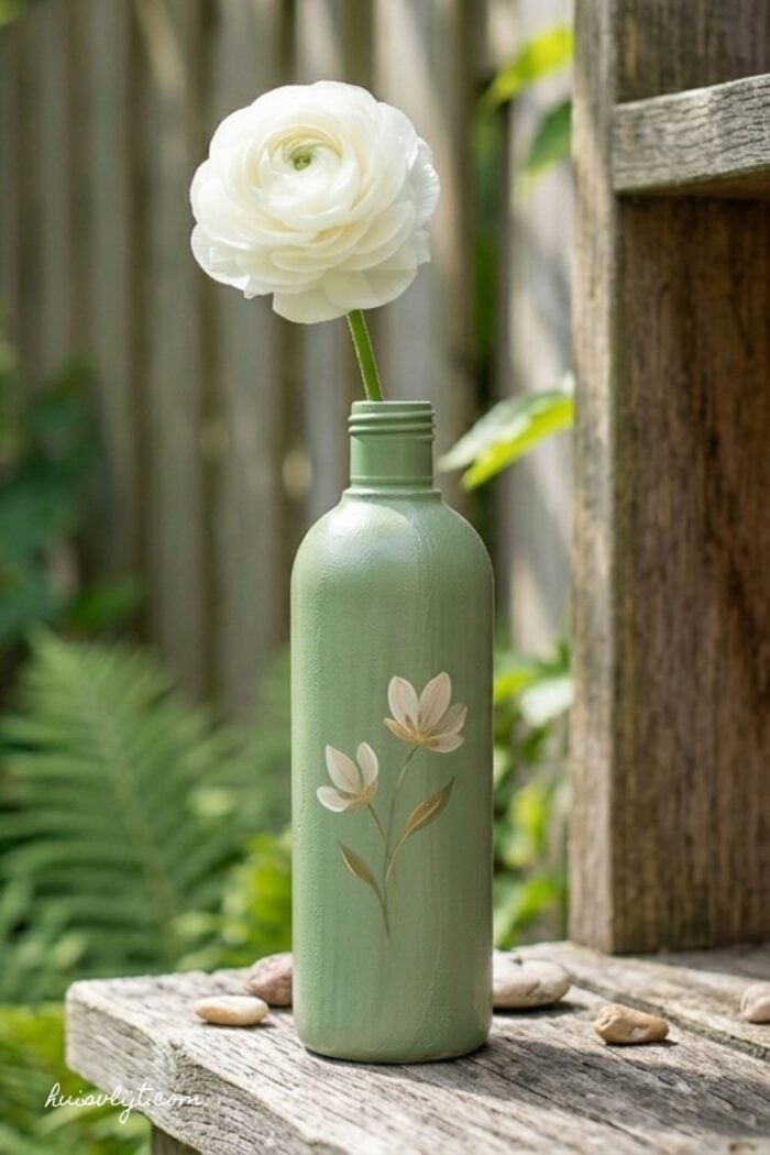 vazen van plastic flessen