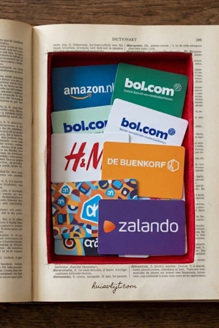 cadeaukaart inpakken origineel