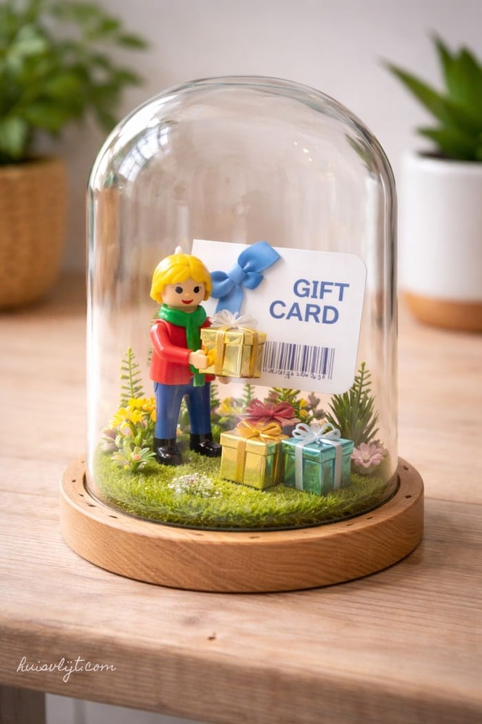 cadeaukaart leuk inpakken