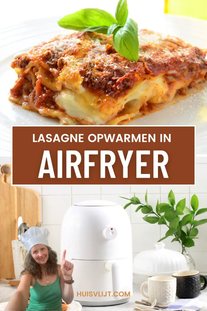 lasagne opwarmen airfryer