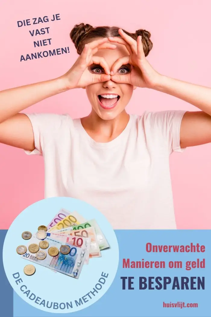 manieren om geld te besparen