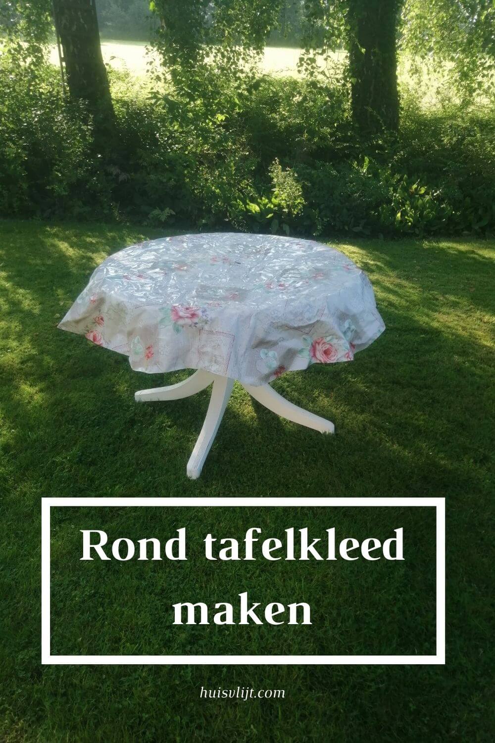 Rond tafelkleed maken: 2 methodes