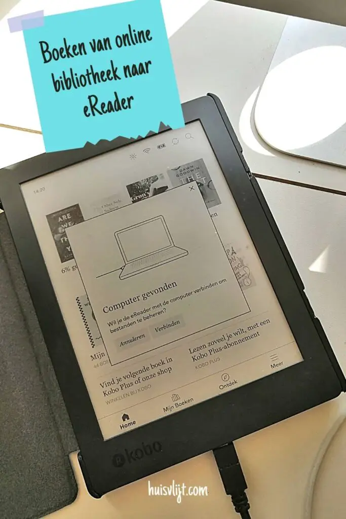 boeken van bibliotheek naar ereader