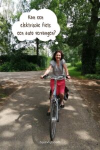 kan elektrische fiets auto vervangen?