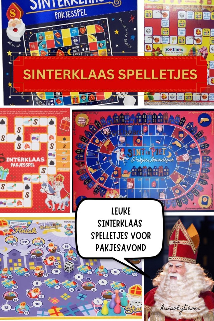 sinterklaas spelletjes pakjesavond
