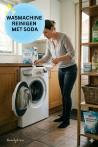 wasmachine reinigen met soda