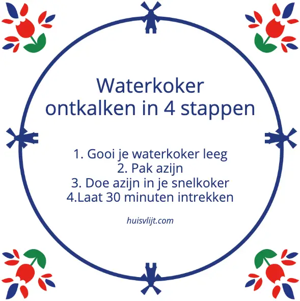 waterkoker ontkalken