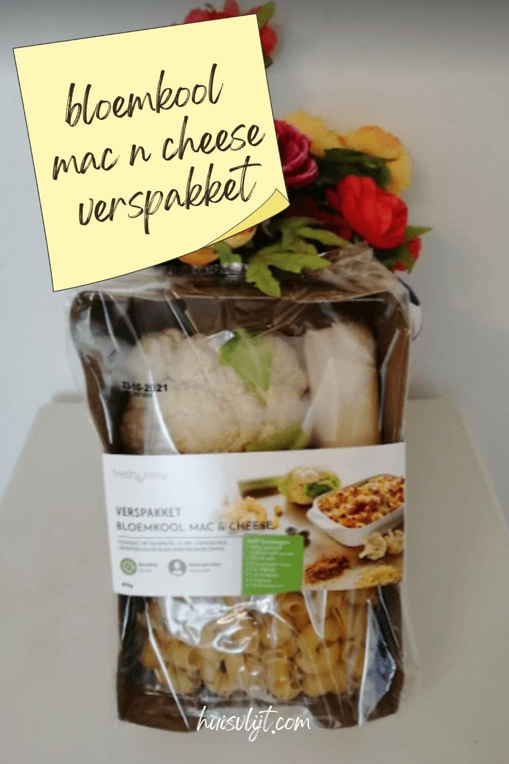 Mac and Cheese: Bloemkool Mac n cheese verspakket van 4,99