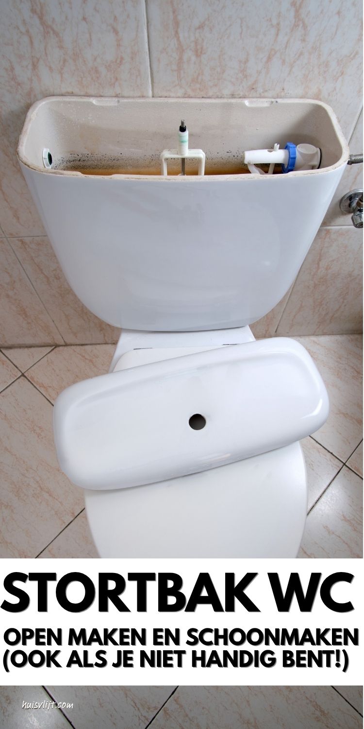 Wc-stortbak schoonmaken: openen, ontkalken en fris houden 2 stortbak open maken