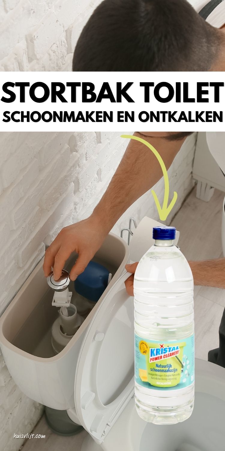 Wc-stortbak schoonmaken: openen, ontkalken en fris houden 3 stortbak wc