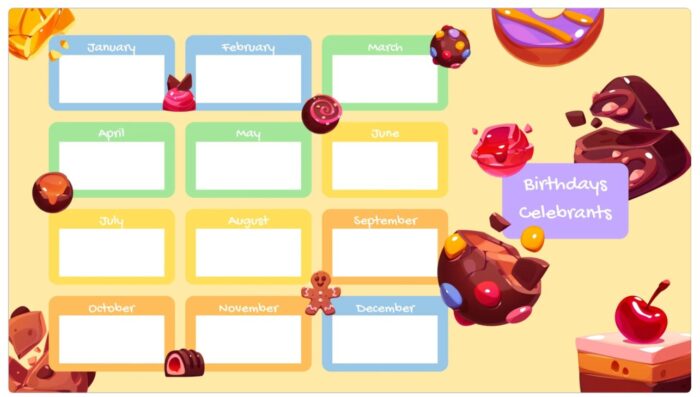 verjaardagskalender maken diy