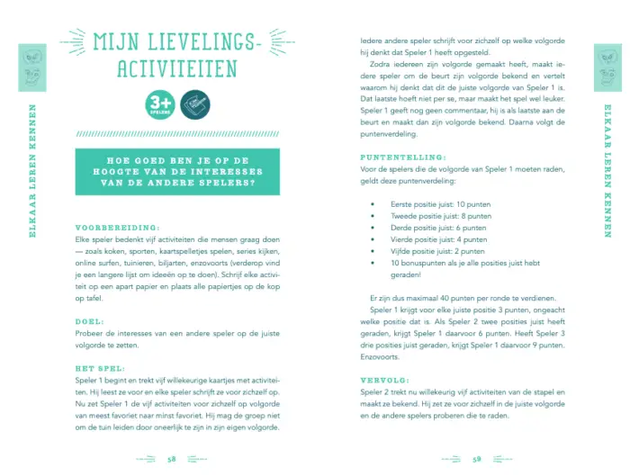 Familiespellen & groepsspellen: 101 spelletjes! 2 familiespellen