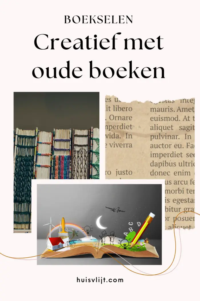 creatief met oude boeken