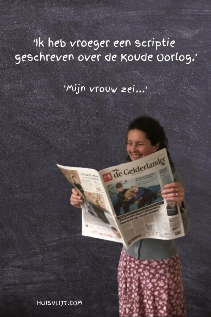 gelezen in de krant