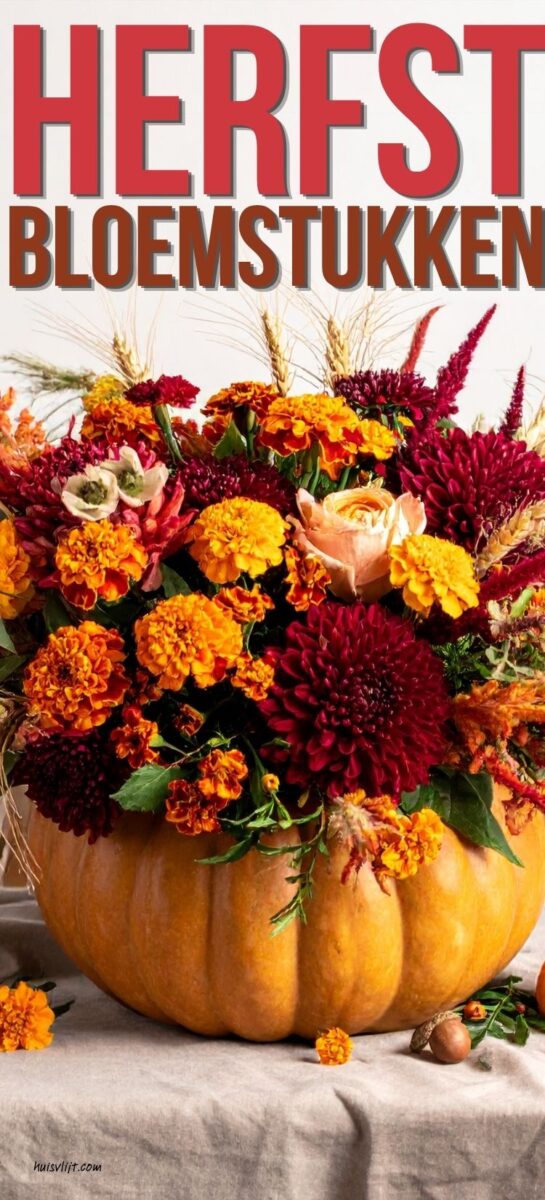 Herfst bloemstukken maken: zo maak je zelf een sfeervol herfststuk 1 herfst bloemstukken
