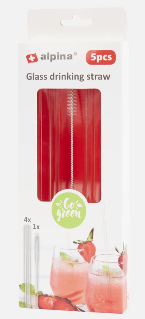 glazen rietjes action