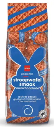 paaseitjes met stroopwafel