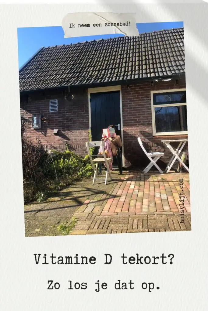 Vitamine D tekort?! 3 maanden een Colecalficferol tablet slikken. 1 vitamine d tekort