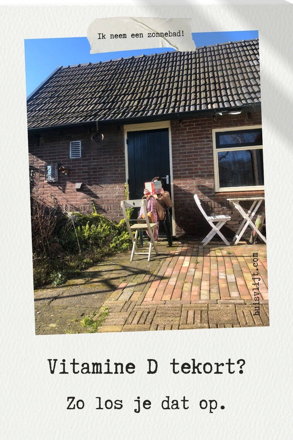 Vitamine D tekort?! 3 maanden een Colecalficferol tablet slikken.