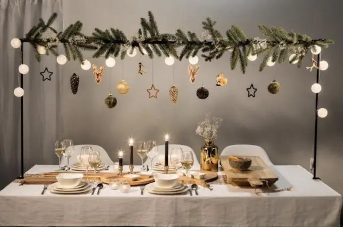 tafelklem decoratie kerst