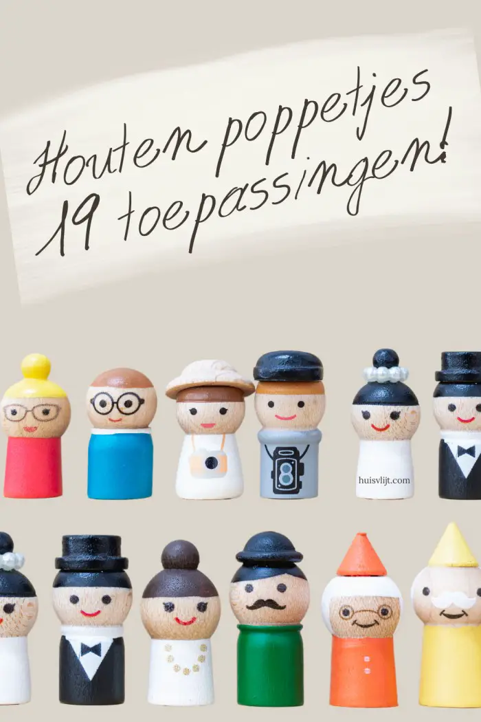 houten poppetjes toepassingen