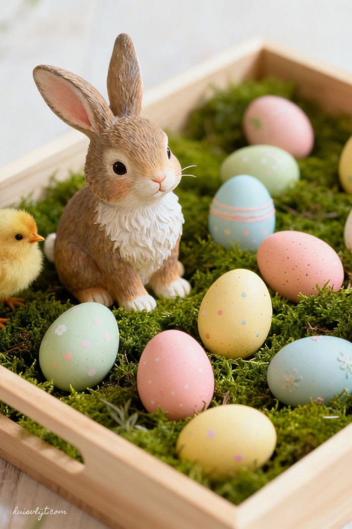 dienblad decoratie pasen