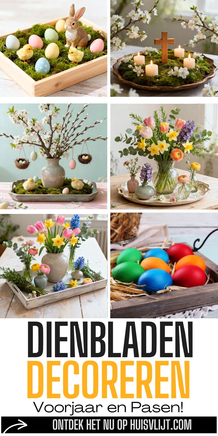 dienbladen decoreren