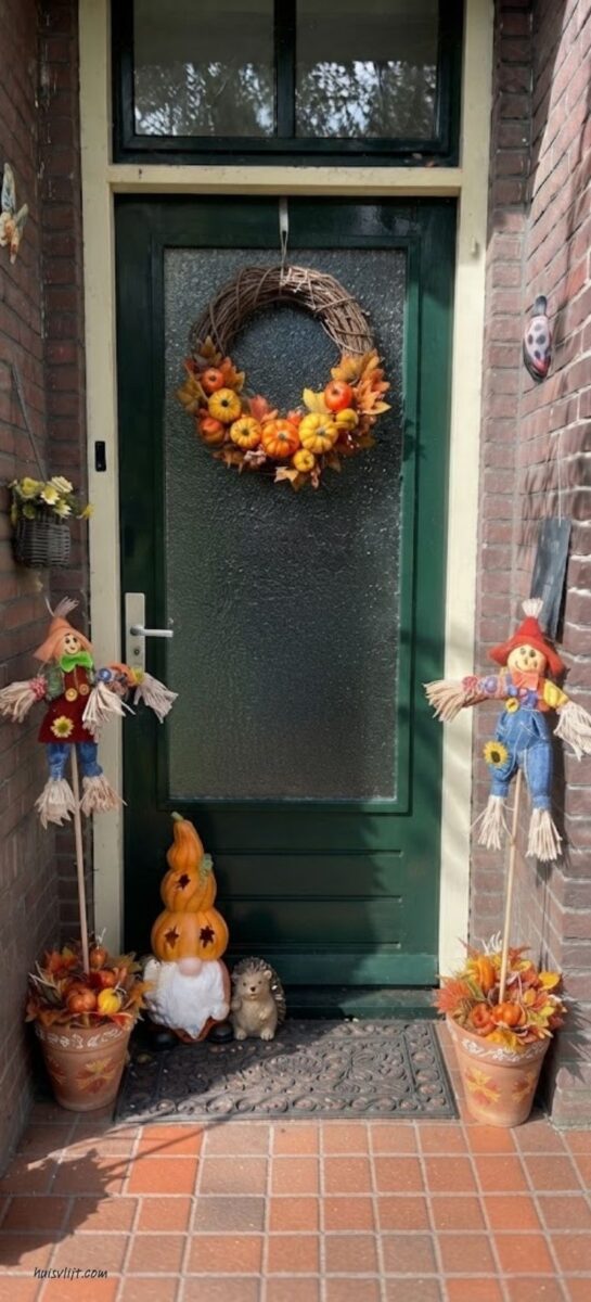 Herfst decoratie voor buiten: zo maak je je voordeur en tuin herfstklaar 2 herfst decoratie buiten voordeur