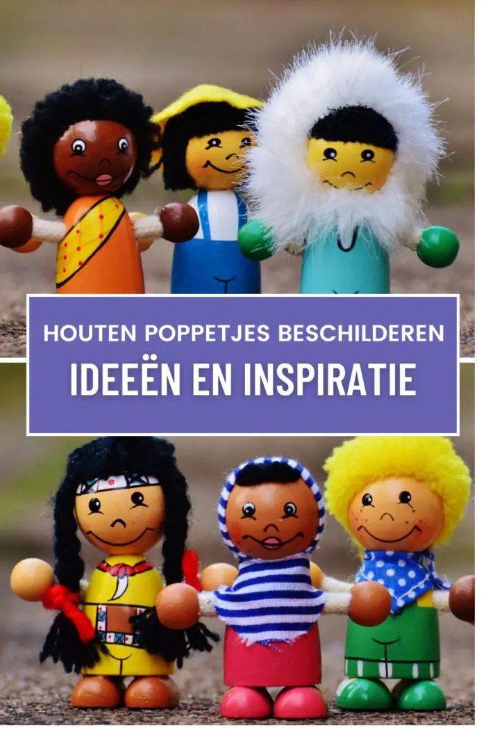 houten poppetjes beschilderen