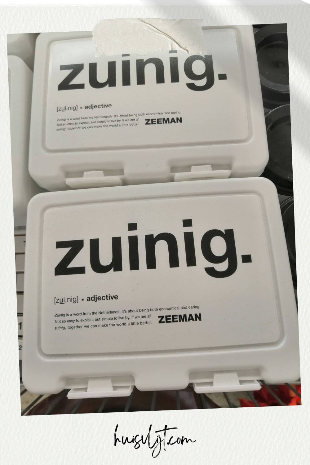 zuinig zeeman