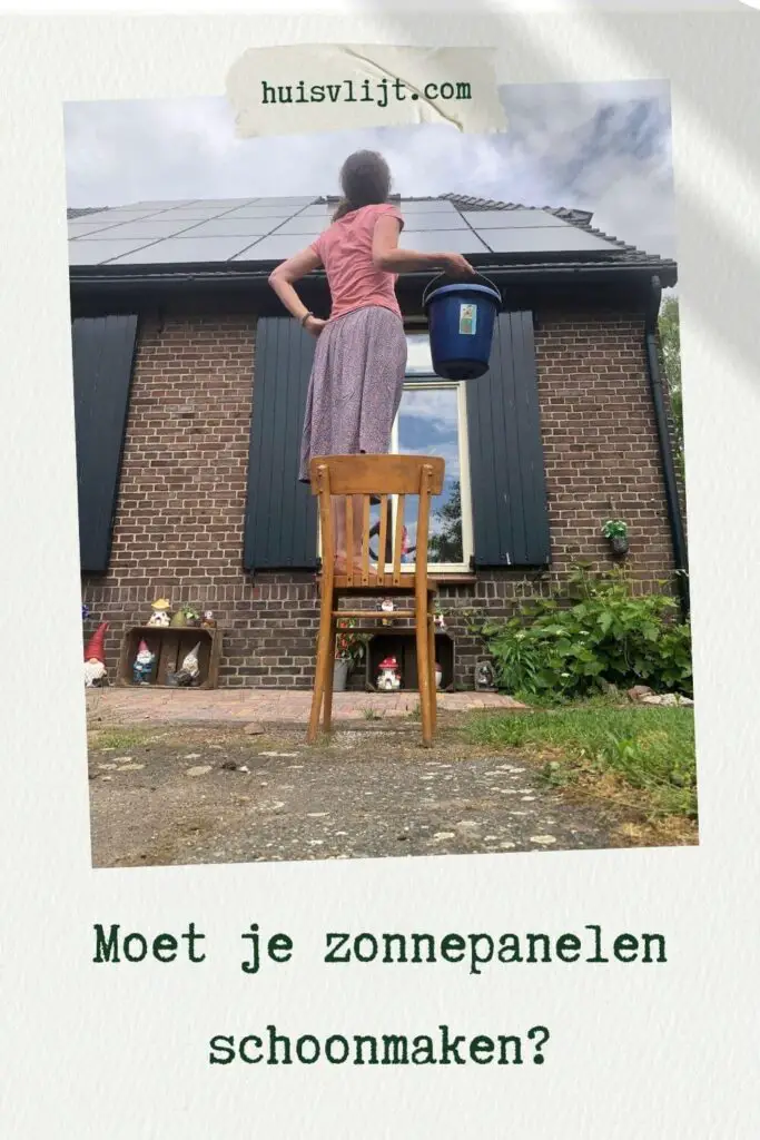 zonnepanelen schoonmaken