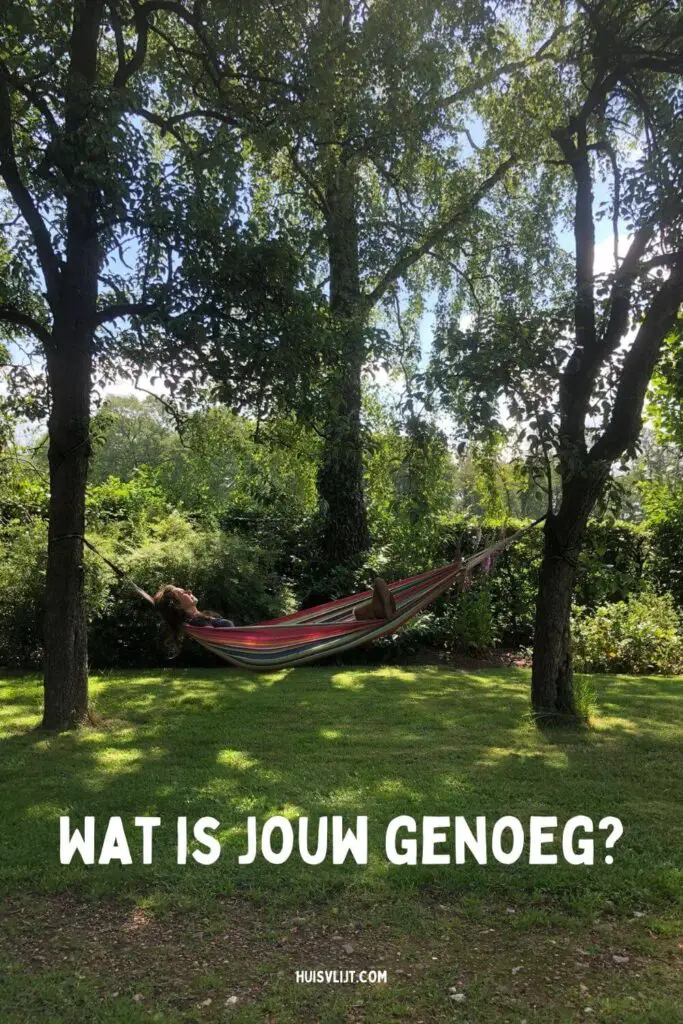 wat is jouw genoeg