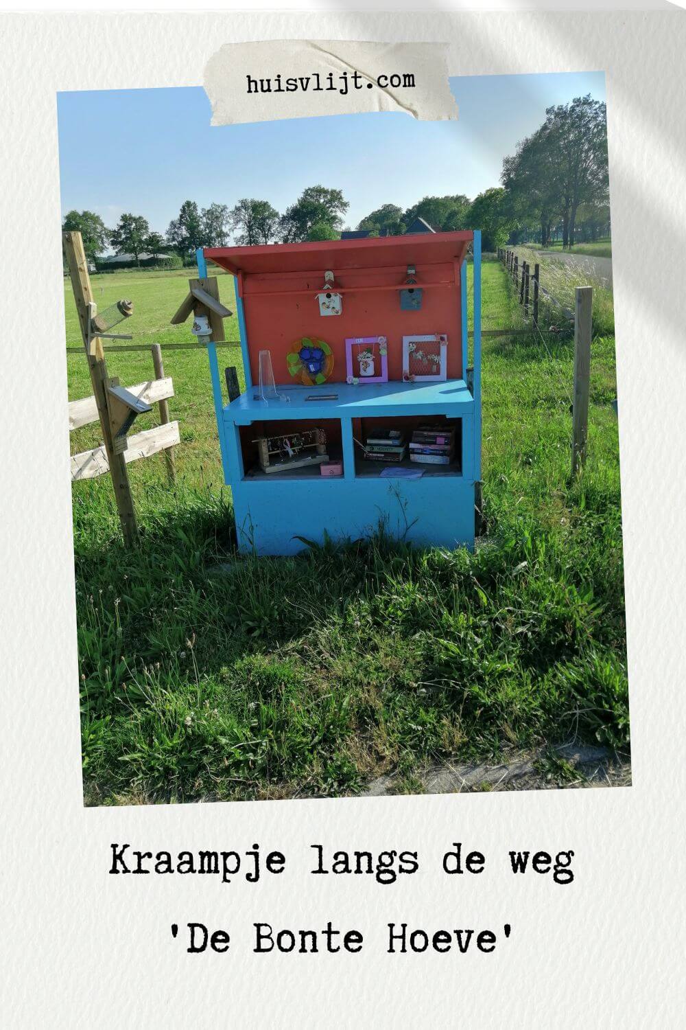 kraampje langs de weg