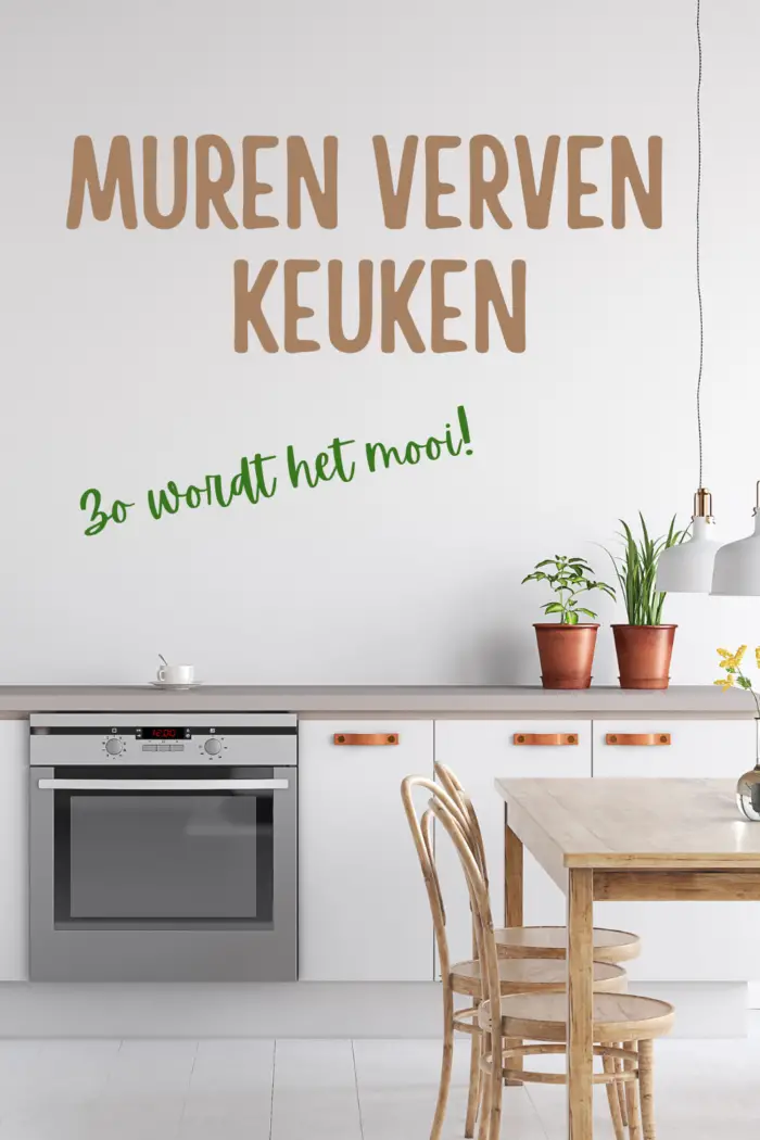 muren verven keuken