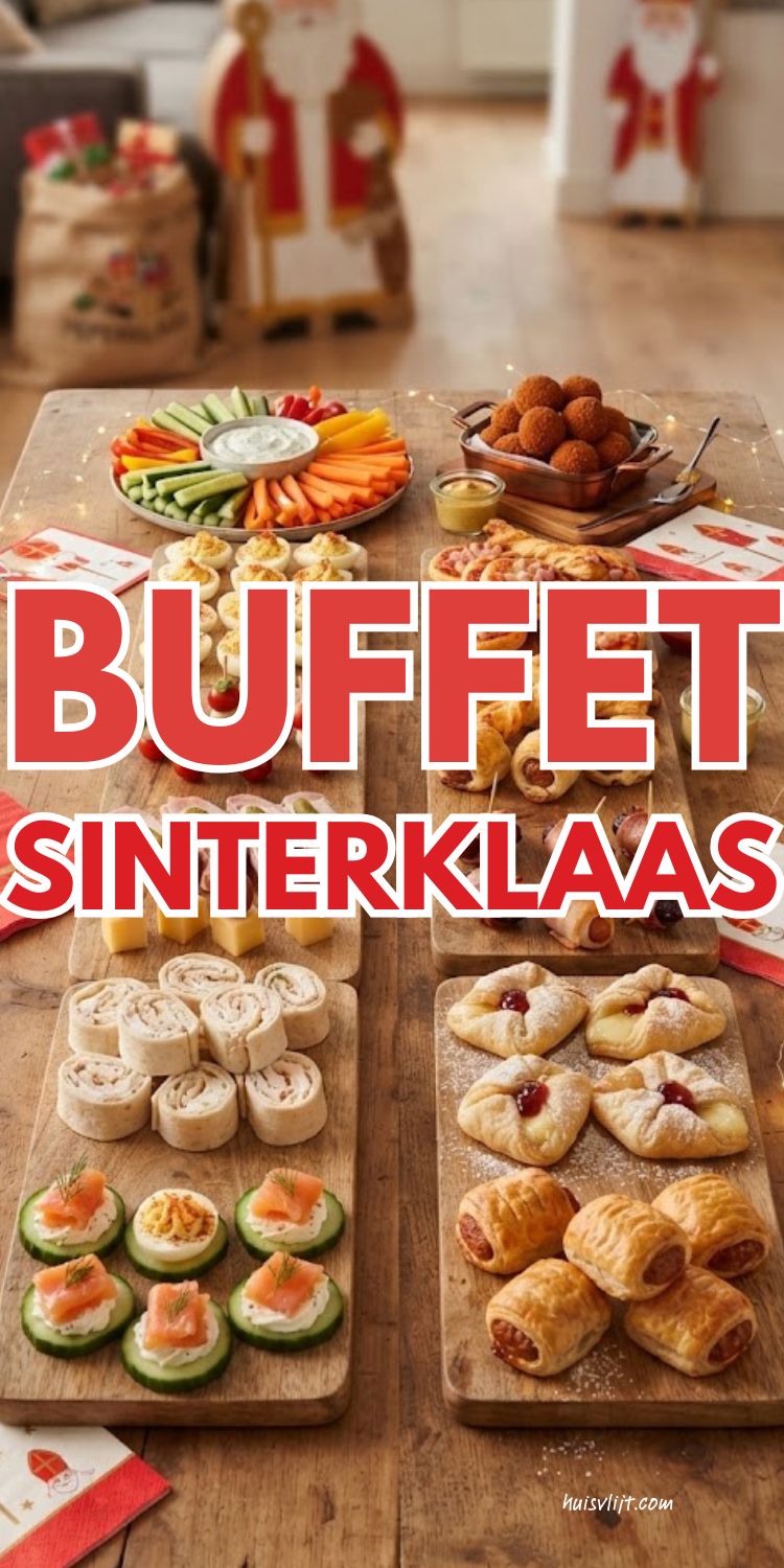 Hapjes voor een Sinterklaas buffet: 14 warme en koude ideeën 1 buffet sinterklaas