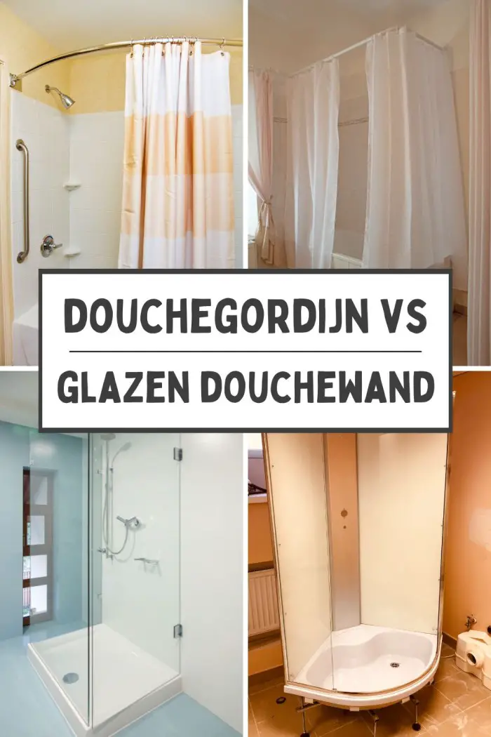 douchegordijn of glazen douchewand