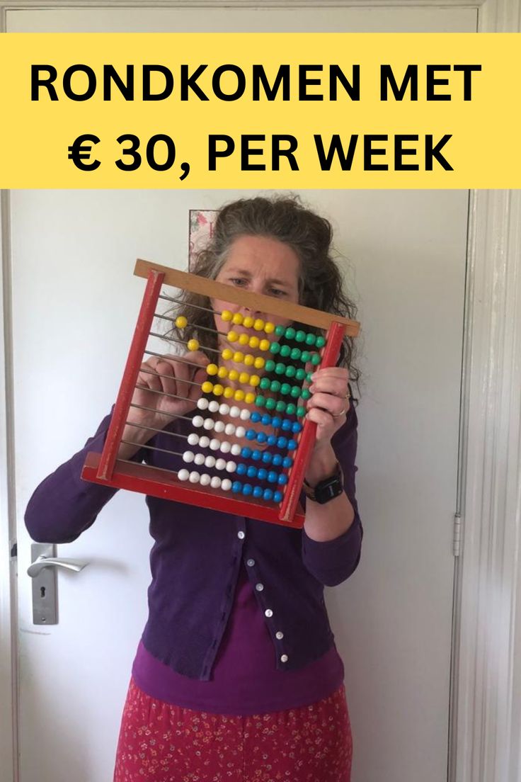 rondkomen van 30 euro per week