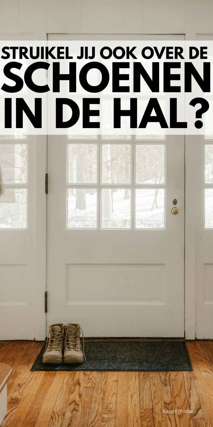 schoenen in de hal