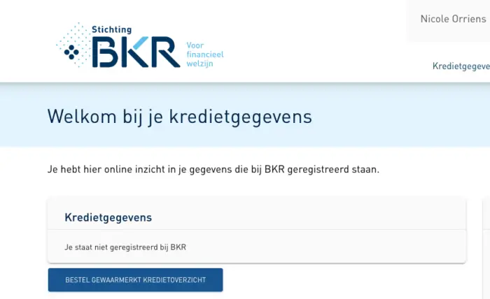 bkr registratie