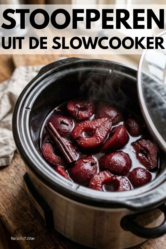 Stoofperen recept: klassiek, uit de slowcooker én inmaken 5 stoofperen uit de slowcooker