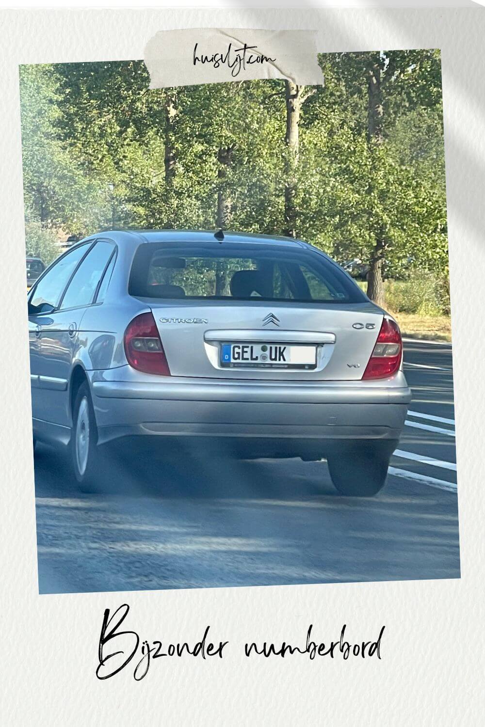 Bijzonder nummerbord