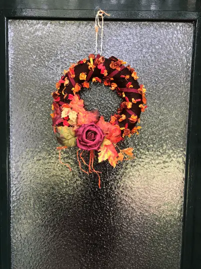 herfst deurkrans maken
