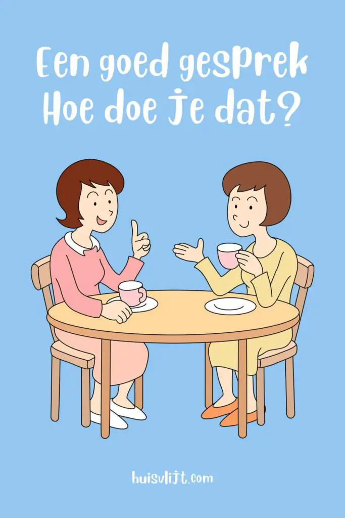 een goed gesprek