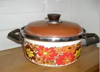 Emaille seventies pan