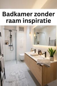 badkamer zonder raam inspiratie