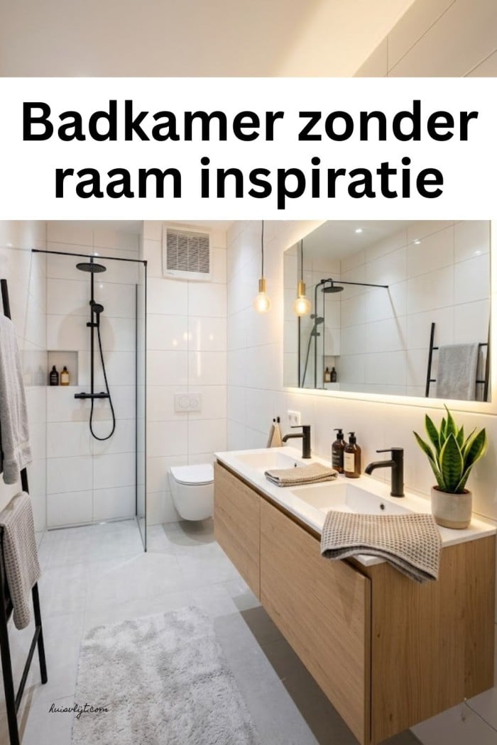 badkamer zonder raam inspiratie