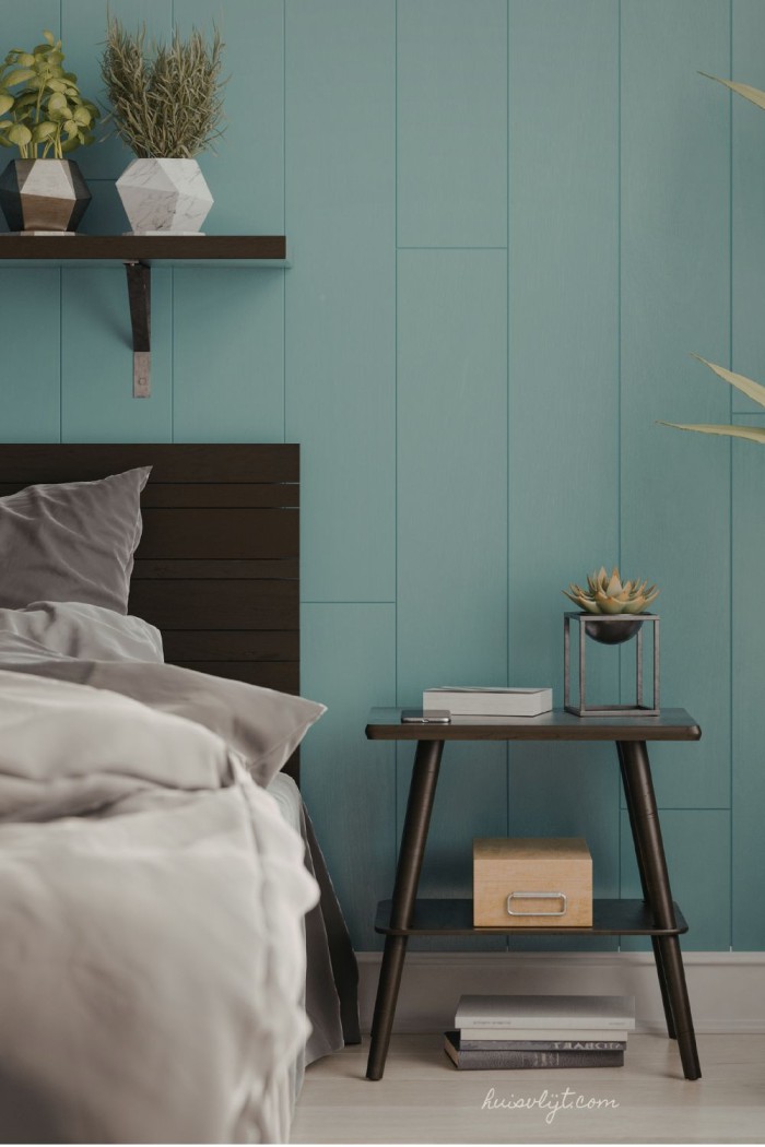 boeken hoekje slaapkamer