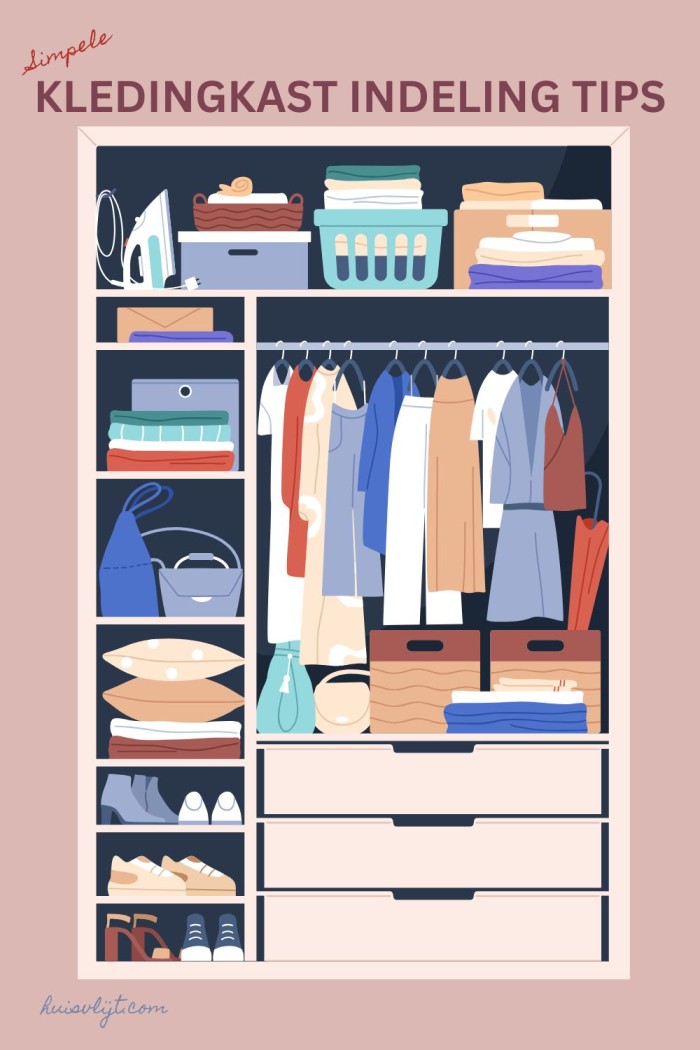 kledingkast indeling tips