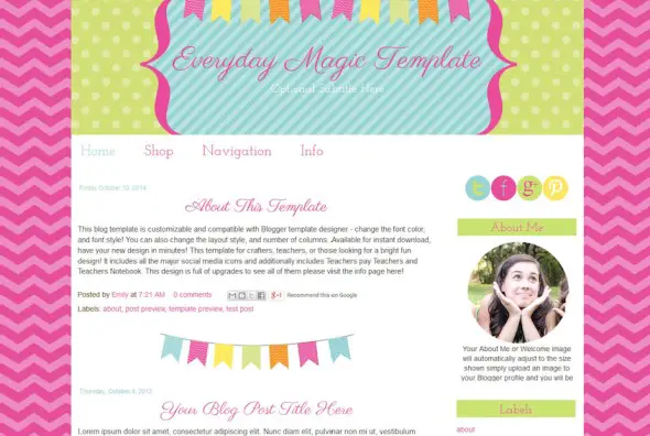 blog theme